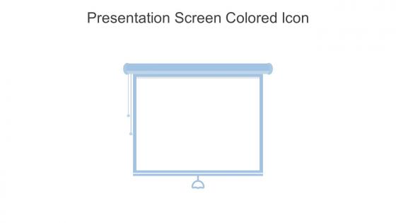 Presentation Screen Colored Icon In Powerpoint Pptx Png And Editable Eps Format