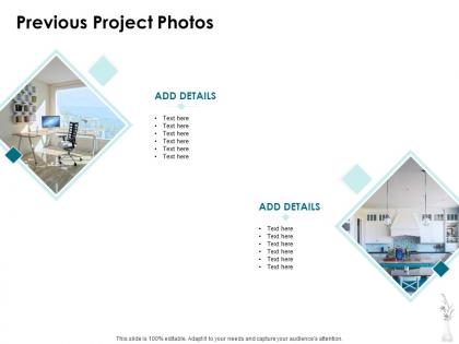 Previous project photos ppt powerpoint presentation icon rules