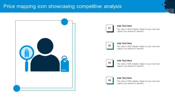 Price Mapping Icon Showcasing Competitive Analysis