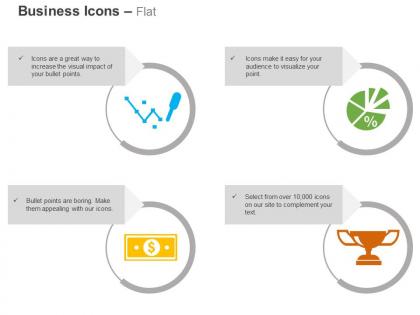 Price trophy market analysis pie chart ppt icons graphics