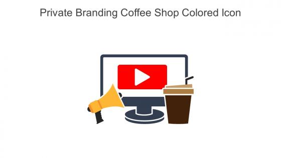 Private Branding Coffee Shop Colored Icon In Powerpoint Pptx Png And Editable Eps Format