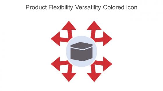 Product Flexibility Versatility Colored Icon In Powerpoint Pptx Png And Editable Eps Format