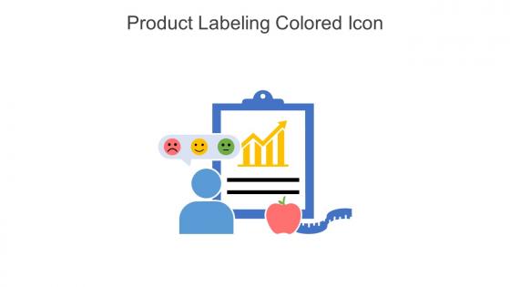 Product Labeling Colored Icon In Powerpoint Pptx Png And Editable Eps Format