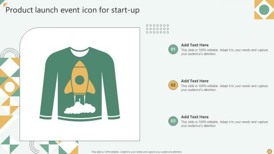 Product Launch Event Icon For Start Up
