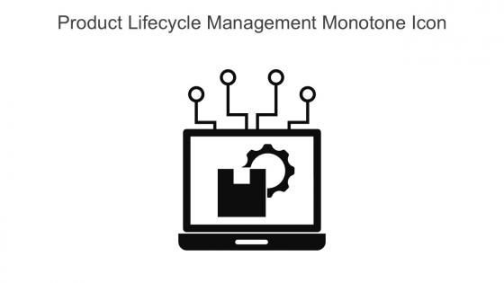 Product Lifecycle Management Monotone Icon In Powerpoint Pptx Png And Editable Eps Format