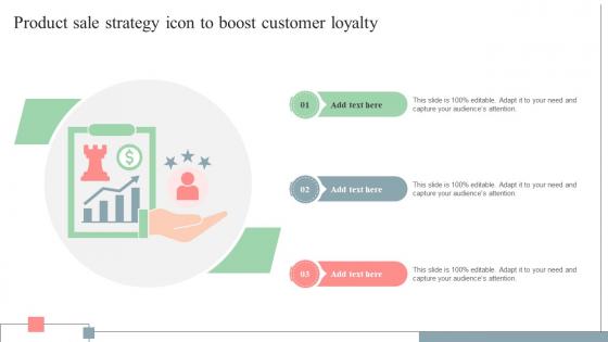 Product Sale Strategy Icon To Boost Customer Loyalty