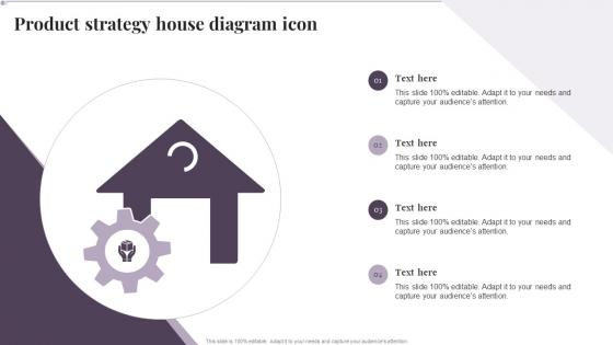 Product Strategy House Diagram Icon
