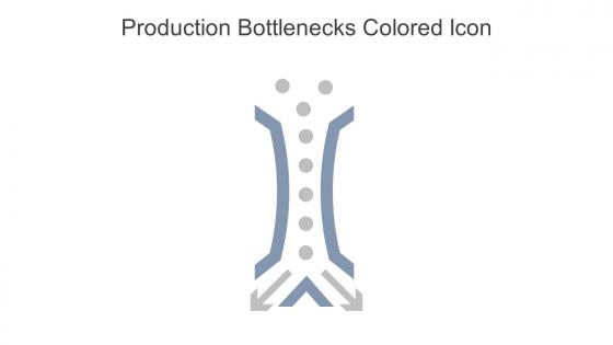 Production Bottlenecks Colored Icon In Powerpoint Pptx Png And Editable Eps Format