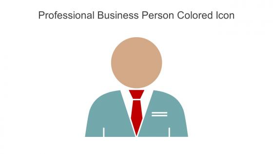 Professional Business Person Colored Icon In Powerpoint Pptx Png And Editable Eps Format