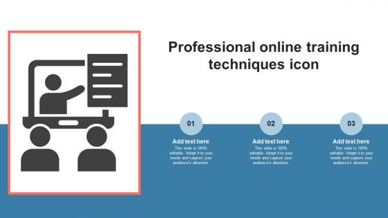 Professional Online Training Techniques Icon