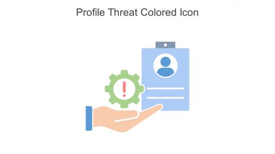Profile Threat Colored Icon In Powerpoint Pptx Png And Editable Eps Format