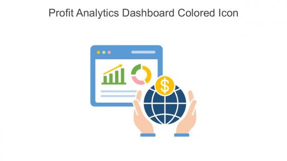 Profit Analytics Dashboard Colored Icon In Powerpoint Pptx Png And Editable Eps Format