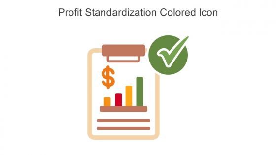 Profit Standardization Colored Icon In Powerpoint Pptx Png And Editable Eps Format