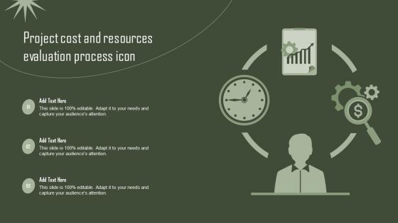 Project Cost And Resources Evaluation Process Icon