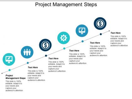 Project management steps ppt powerpoint presentation icon images cpb