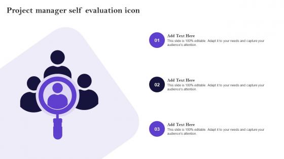 Project Manager Self Evaluation Icon