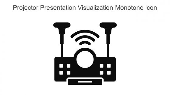 Projector Presentation Visualization Monotone Icon In Powerpoint Pptx Png And Editable Eps Format
