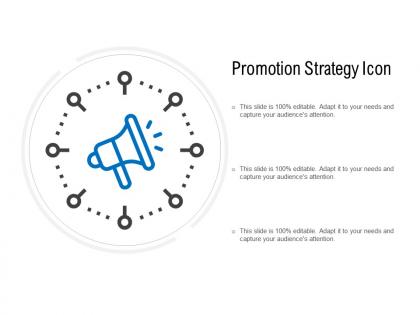 Promotion strategy icon