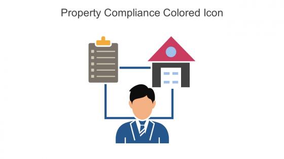Property Compliance Colored Icon In Powerpoint Pptx Png And Editable Eps Format