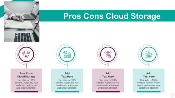 Pros Cons Cloud Storage Ppt Powerpoint Presentation Icon Example Cpb