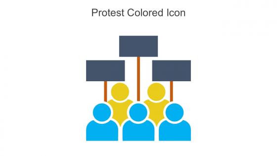 Protest Colored Icon In Powerpoint Pptx Png And Editable Eps Format