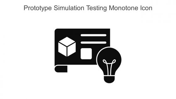 Prototype Simulation Testing Monotone Icon In Powerpoint Pptx Png And Editable Eps Format