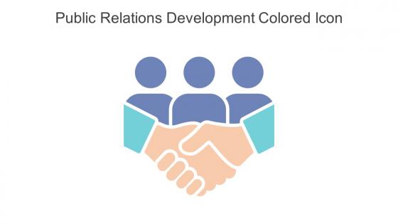 Public Relations Development Colored Icon In Powerpoint Pptx Png And Editable Eps Format