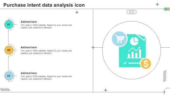 Purchase Intent Data Analysis Icon Ppt Example