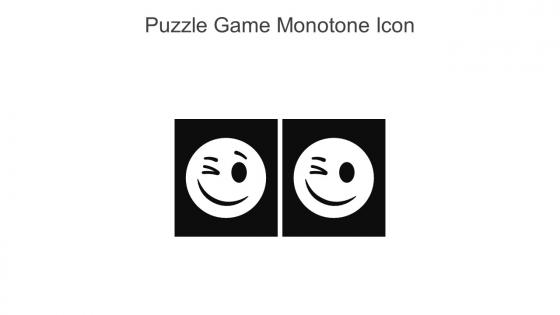 Puzzle Game Monotone Icon In Powerpoint Pptx Png And Editable Eps Format