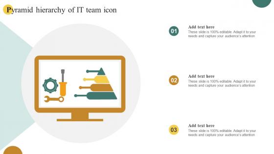 Pyramid Hierarchy Of It Team Icon