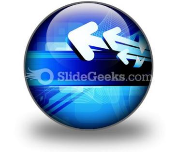 Arrows abstract powerpoint icon c