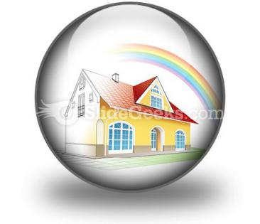 Dream Home Coming True PowerPoint Icon C  Presentation Themes and Graphics Slide01
