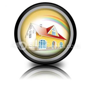 Dream Home Coming True PowerPoint Icon Cc  Presentation Themes and Graphics Slide01