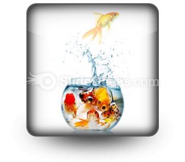 Gold fish powerpoint icon s