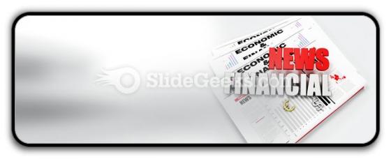News Financial PowerPoint Icon R  Presentation Themes and Graphics Slide01