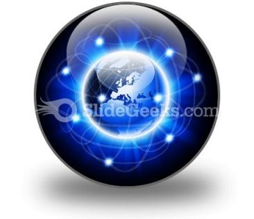 Social network abstract powerpoint icon c