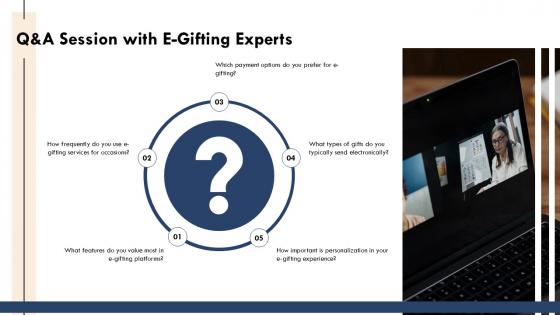 Q And A Session With E Gifting Experts PPT Slides ST AI SS