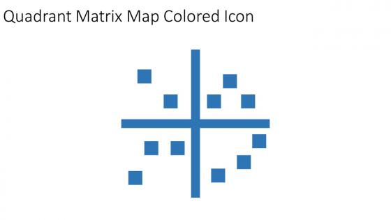 Quadrant Matrix Map Colored Icon In Powerpoint Pptx Png And Editable Eps Format