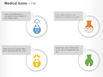 Radiation flask with gas dangerous eco substance ppt icons graphics