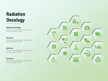 Radiation oncology ppt powerpoint presentation icon smartart