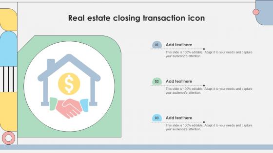 Real Estate Closing Transaction Icon