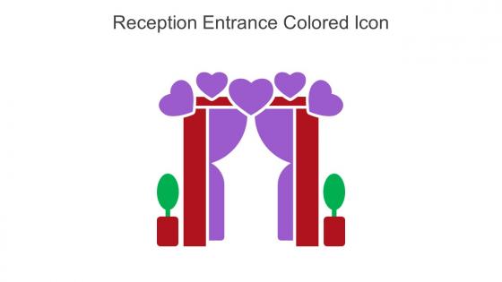 Reception Entrance Colored Icon In Powerpoint Pptx Png And Editable Eps Format