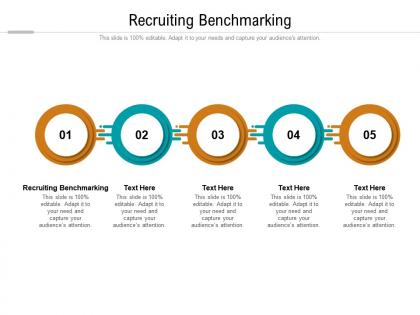 Recruiting benchmarking ppt powerpoint presentation portfolio icons cpb