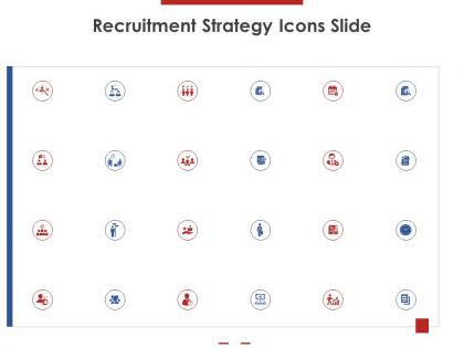 Recruitment strategy icons slide ppt powerpoint presentation styles slides