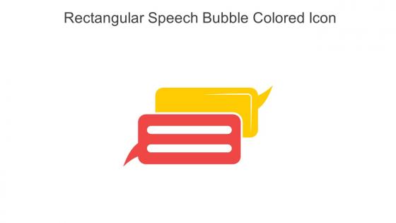 Rectangular Speech Bubble Colored Icon In Powerpoint Pptx Png And Editable Eps Format