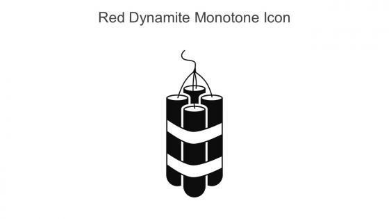 Red Dynamite Monotone Icon In Powerpoint Pptx Png And Editable Eps Format