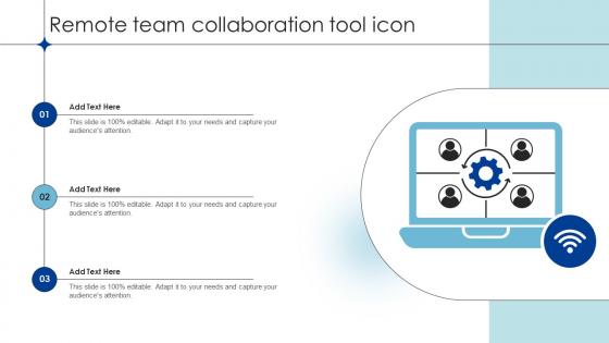 Remote Team Collaboration Tool Icon