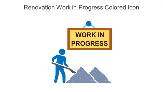 Renovation Work In Progress Colored Icon In Powerpoint Pptx Png And Editable Eps Format