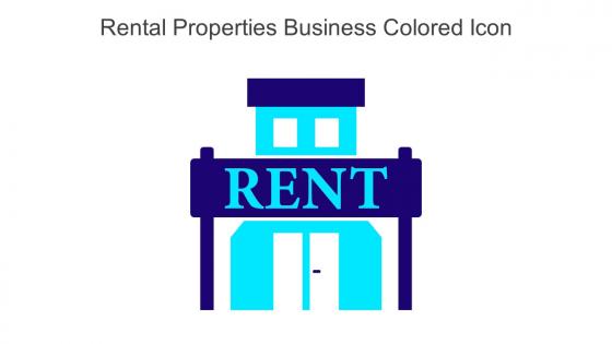Rental Properties Business Colored Icon In Powerpoint Pptx Png And Editable Eps Format