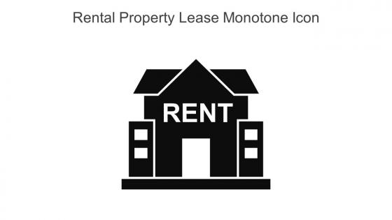 Rental Property Lease Monotone Icon In Powerpoint Pptx Png And Editable Eps Format